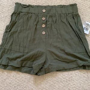 green shorts